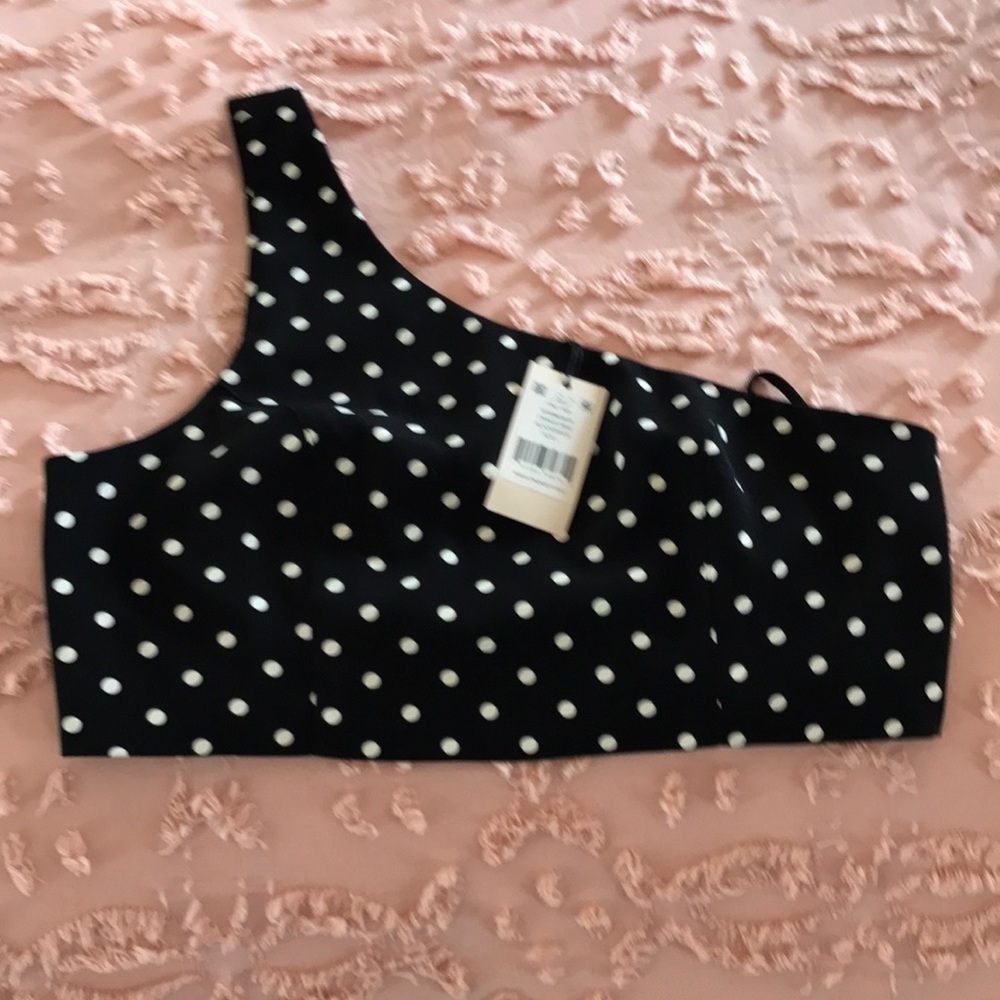 Cinq a Sept dotted Maayan top size L